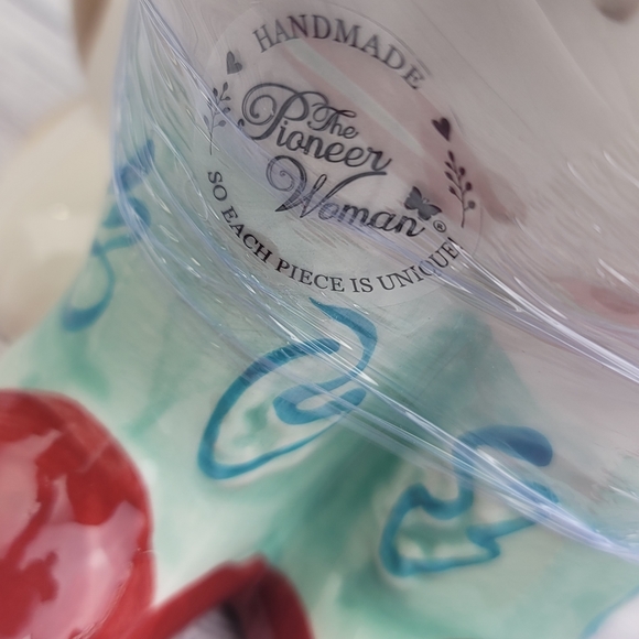 Pioneer Woman Ceramic Cowboy Charlie Turquoise Cookie Jar - Picture 16 of 17